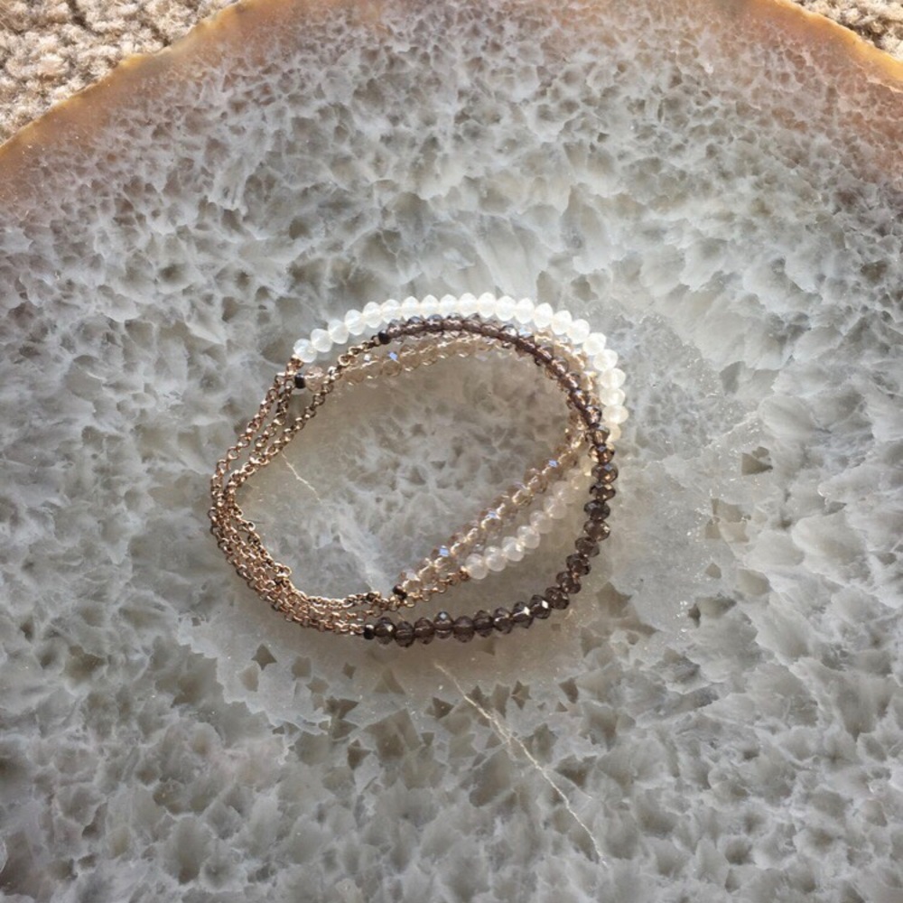 Beaded stretch bracelets